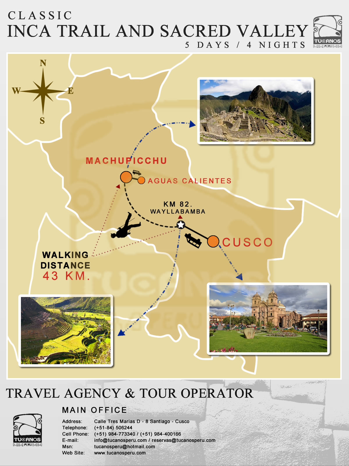 map Inca Trail With Extra Night